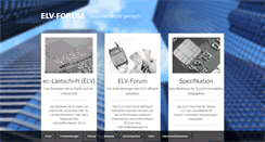 Desktop Screenshot of elv-forum.de